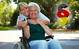 Oma-im-Rollstuhl-mit-Tochter-im-Park-Paragraphenzeichen-in-BRD-Farben