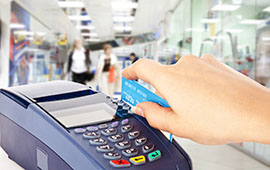 Kartenlesegerät-Kreditkarte