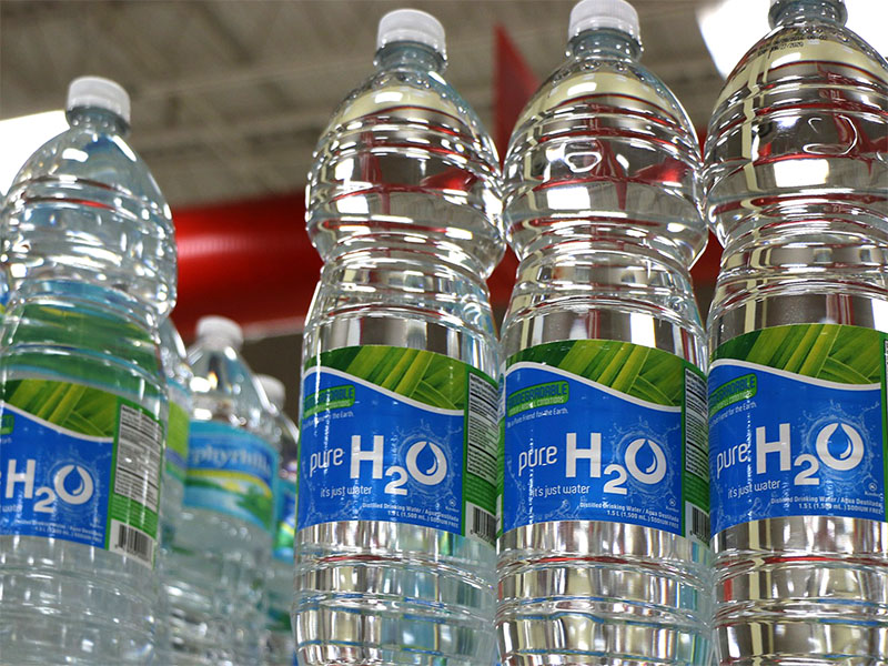 Wasserflaschen-Verkaufsregel
